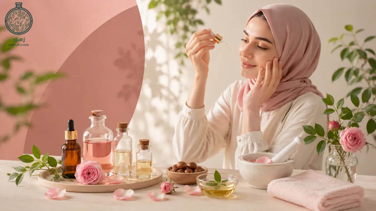 زيوت طبيعية لنضارة البشرة