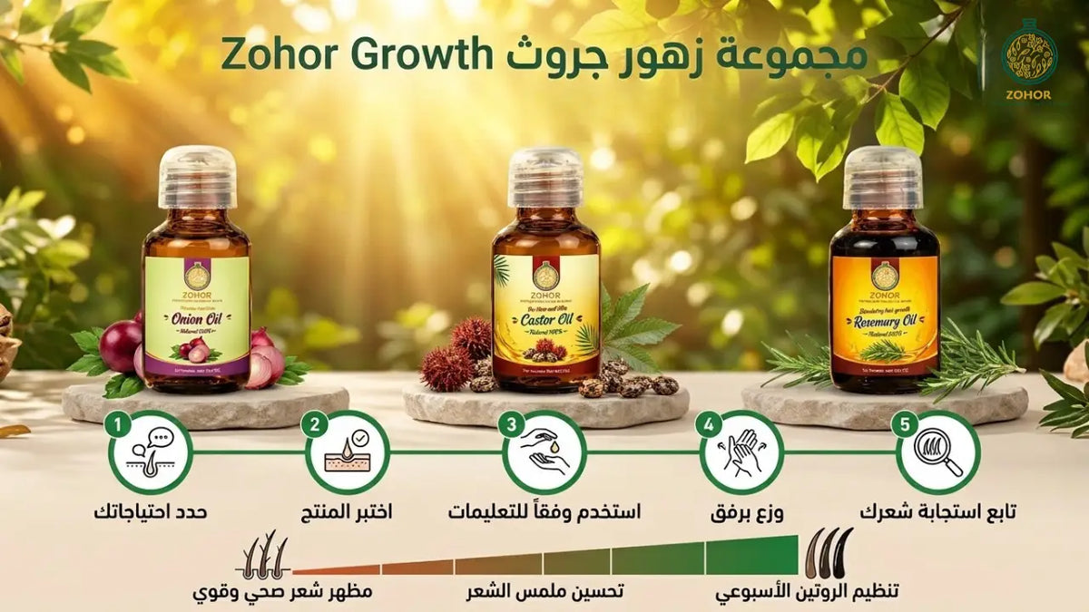 مجموعة زهور جروث Zohor Growth للشعر