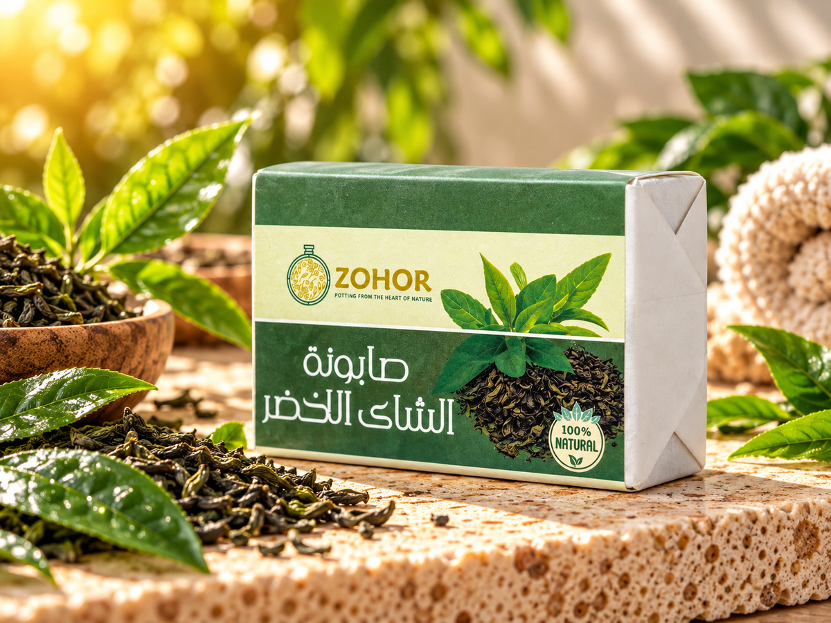 صابونة الشاي الأخضر